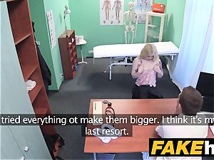 faux health center Fit ash-blonde fellates schlong