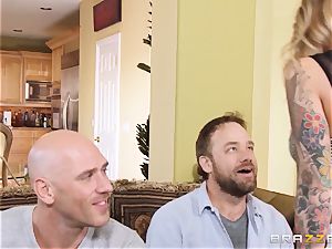 cuckold wife Payton West tears up her mans buddy